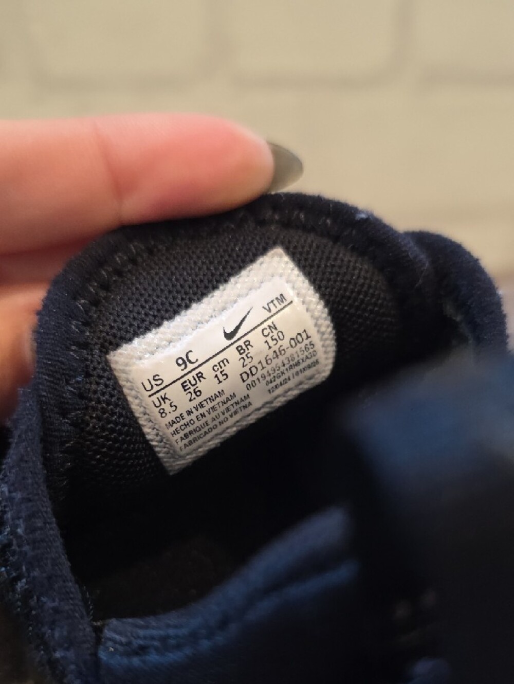 Nike Air 270 Black Kids Slip-On Sneakers - Picture 5 of 5